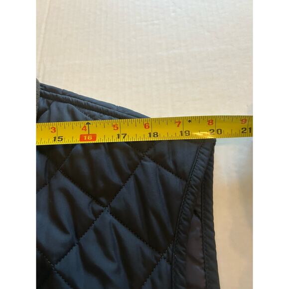 Barbour Lowerdale Gilet Vest Men’s Sz XXL Navy Blue Quilted Zipper Snap Button - Picture 9 of 16